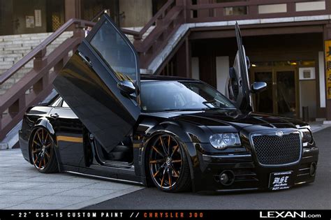 Dark Knight Chrysler 300 On Color Matched Lexani Rims Chrysler 300