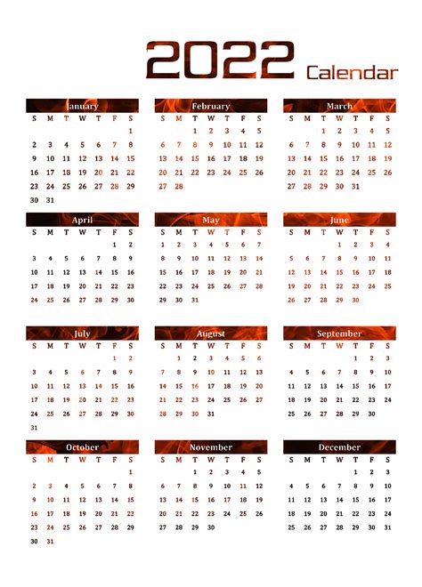 Calendar 2022 Png Hd Image Png All Png All