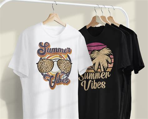 Summer Vibes Shirt For Women Man Retro Summer Vibes T Shirt Etsy