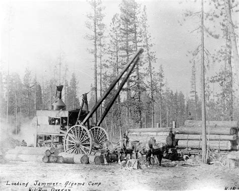 Early Logging Equipment In Use On The Former Klamath Reservation