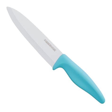 Farberware Ceramic Knife 6 Inch Aqua At Home