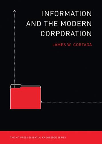 Jp Information And The Modern Corporation The Mit Press