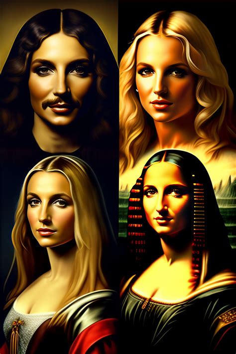 Lexica Britney Spears Monalisa Davinci Art
