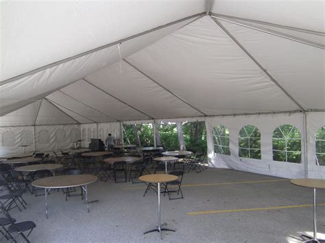 Inside View Of Our 30 X 90 Frame Tent With French Side Walls Iowa