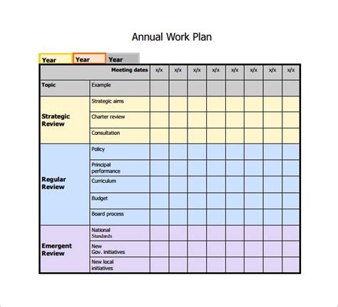 Check spelling or type a new query. Work Plan Template - 12+ Free Word, PDF Documents Download ...