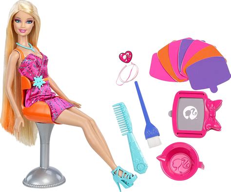 Mattel Barbie Hairtastic Color Stylin Doll Toys And Games
