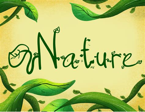 Nature Font 1001 Free Fonts
