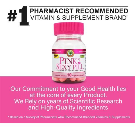 Pink Sexy Pill 10 Cápsulas 500mg Fórmula Femenina Blinlab Envío Gratis