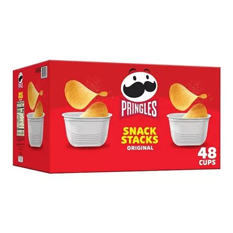 Pringles Snack Stacks Potato Crisps Chips Original Flavor 067 Oz