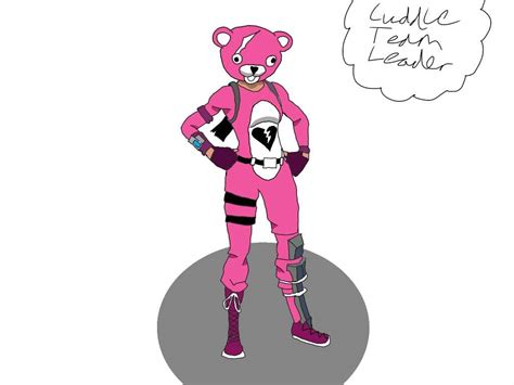 How To Draw Cuddle Team Leader Fortnite Drawing Tutor