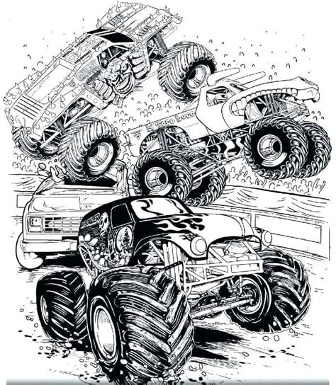 Thats why we have monster truck coloring pages here, on our website. Monster Truck Coloring Pages | Monster truck coloring ...
