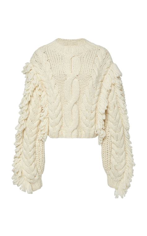 Ulla Johnson Yasmin Cable Knit Alpaca Sweater Fall Fashion Coats Autumn Fashion Womens Fall