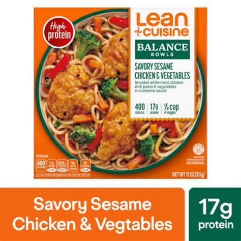 Lean Cuisine® Bowls Sesame Chicken Frozen Meal 11 Oz Kroger