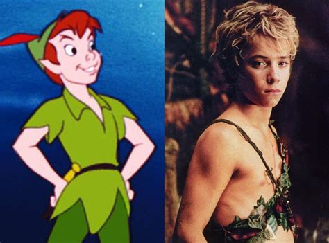 Peter Pan From Animated Disney Vs Live Action Disney E News