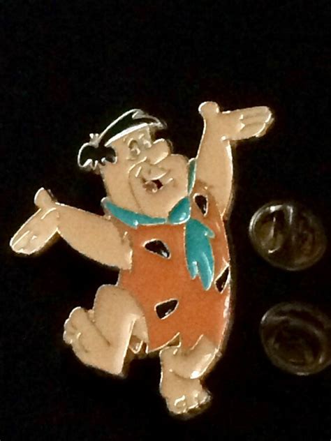 Disny Fred Flintstone Vintage Lapel Pin Gem