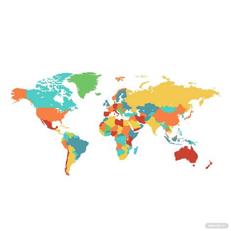 Blank World Map Vector In Png Svg Illustrator Eps  Download