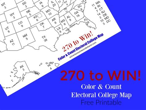 Blank Electoral College Map 2021 Printable Vector U S Map