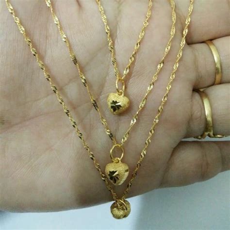 Harga emas 916 di emaschantique tanpa upah! Rantai Emas Satu Set Dengan Loket 916 | Shopee Malaysia
