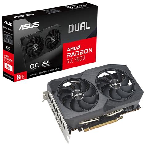 Asus Dual Radeon Rx 7600 V2 Oc 8gb Gddr6 128bit Amd Ekran Kartı Vatan