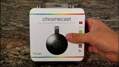 A puck that dangles from the back of your tv's hdmi port that enables you to easily stream your laptop or phone's screen. Chromecast 2 Unboxing - YouTube