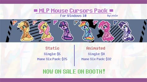 Mlp Mouse Cursors Pack Animated Lexieshop Booth Hot Sex Picture