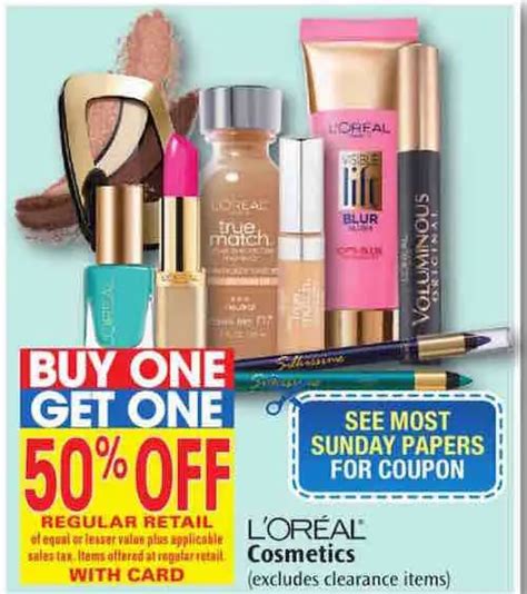 Loreal Cosmetics Printable Coupons New Coupons And Deals Printable