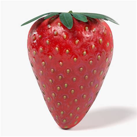 Erdbeere Kostenloses 3d Modell Obj Stl Free3d