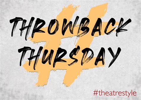 Throwback Thursday Directors Edition What Was Your Favorite Show Youve Directed Strauss