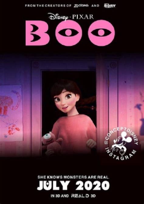 An animated film at disney or pixar takes at least four years to make, sometimes even longer. BOO movie will be in 2020 | New disney movies, Monsters ...