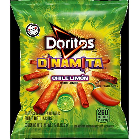 Doritos Dinamita Rolled Tortilla Chips Chile Limon 1 34 Oz Snacks