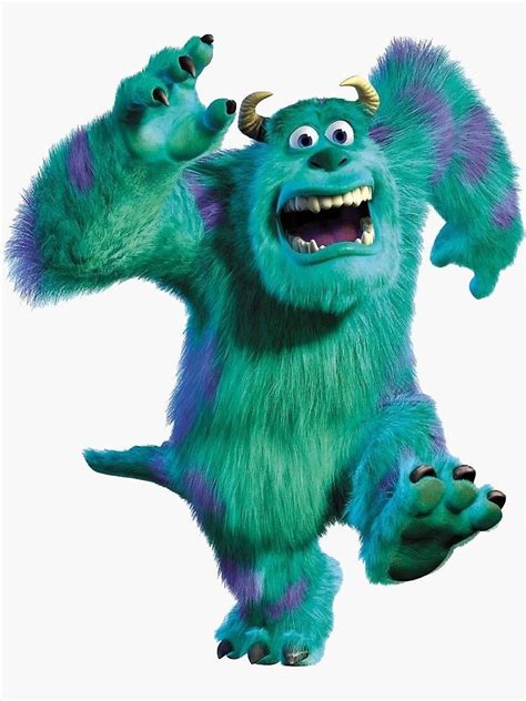 Sully Sticker By Sweatsurprise In 2021 Monsters Inc Characters Monster University Sully