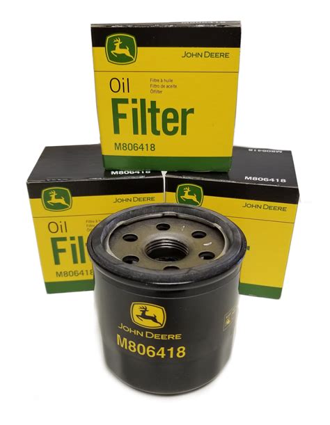 John Deere Original Equipment Oil Filter 4 Pack M806418