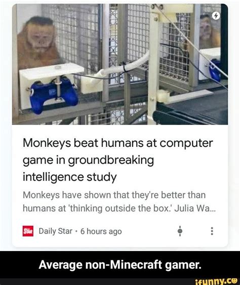 Monkeys Beat Humans At Computer Game In Groundbreaking Intelligence