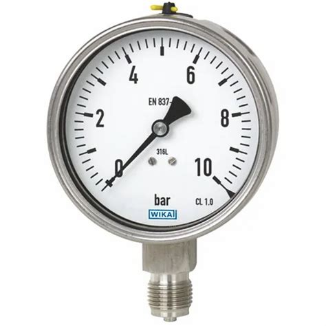 Wika Pressure Gauges En 837 Measurement Gauges And Gauge Fittings