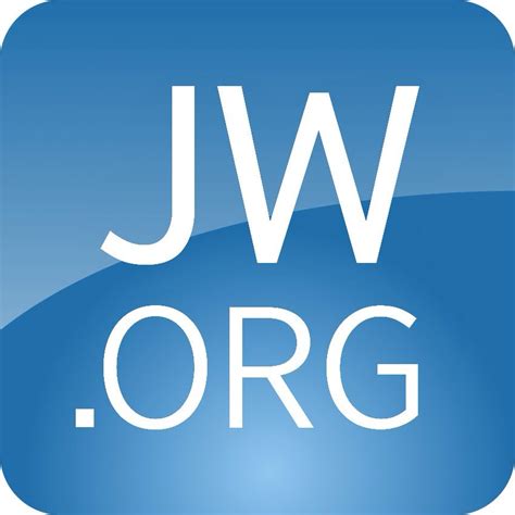 The Jw Org Logo On A Blue Background
