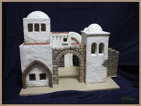 Asociación amigos del belén, gran belén sala luzán c.a.i. EL TALLER DE MIGUEL: ARTESANÍA PARA EL BELÉN: PUEBLO EN ...