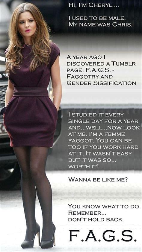 Faggotryandgendersissification Hi Im Cheryl I Used To Be Male My Name Was Chris A Year Ago