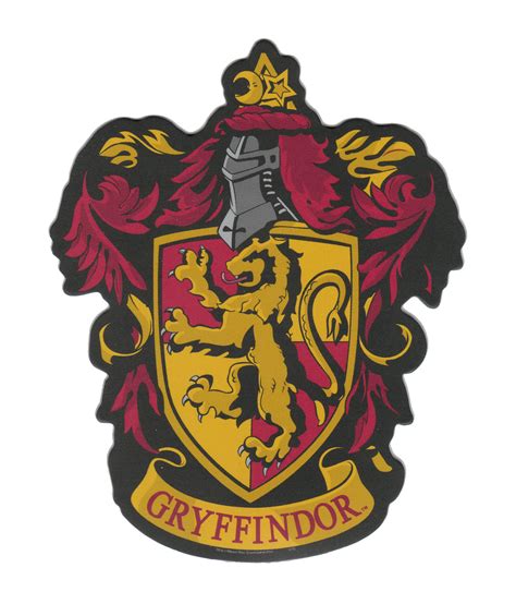 Harry Potter Gryffindor Crest Car And Fridge Magnet Harry Potter