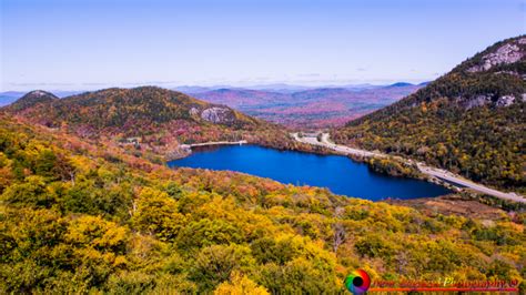 New England Photography Echo Lake And The Artists Bluff From The