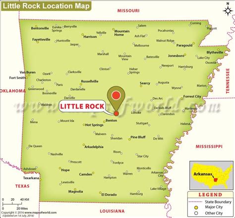 Where Is Little Rock Located In Arkansas Usa