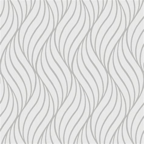 Sample Holden Maddox Wave Stripe Pattern Silver Wallpaper Modern