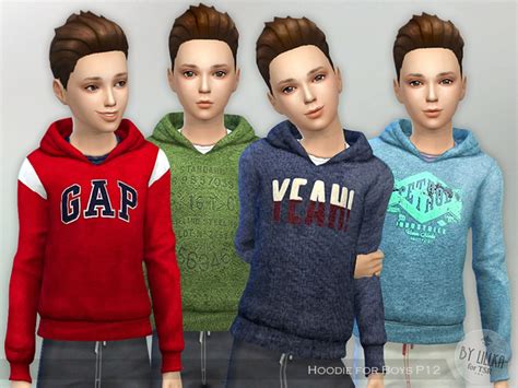 The Sims Resource Hoodie For Boys P12 By Lillka • Sims 4 Downloads