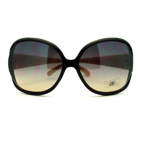 Dg Eyewear Exposed Bubble Lens Overisized Round Sunglasses White Zibra Ebay
