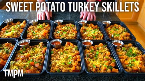 Sweet Potato Turkey Skillets Easy Meal Prep Recipe YouTube