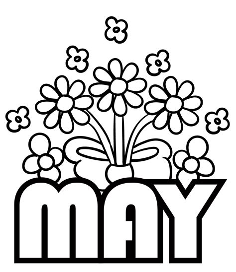 May Coloring Pages To Print