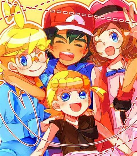Ash Ketchum And His Kalos Friends ♡ I Give Good Credit To Whoever Made This Pokemon