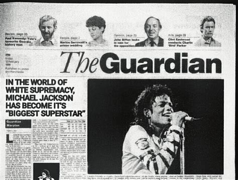 Circa 1988 ‘the Guardian Called Michael Jackson The Worlds Biggest