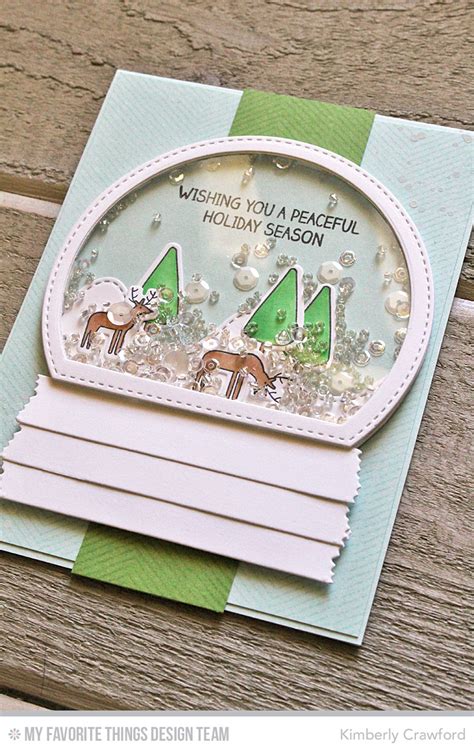 Shaker cards are a great way to add a fun, interactive touch to the ordinary greeting card. For the Love of Paper: two shaker cards; MFT Stamps ...