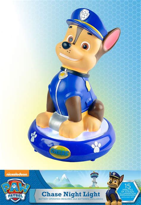 Nickelodeon Paw Patrol Chase Night Light Now At Target Stores Near You