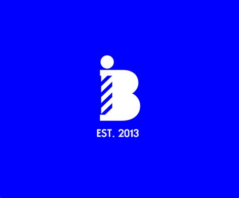 B Logo Bluelight Barbering On Behance B Lettermark Logo Monogram